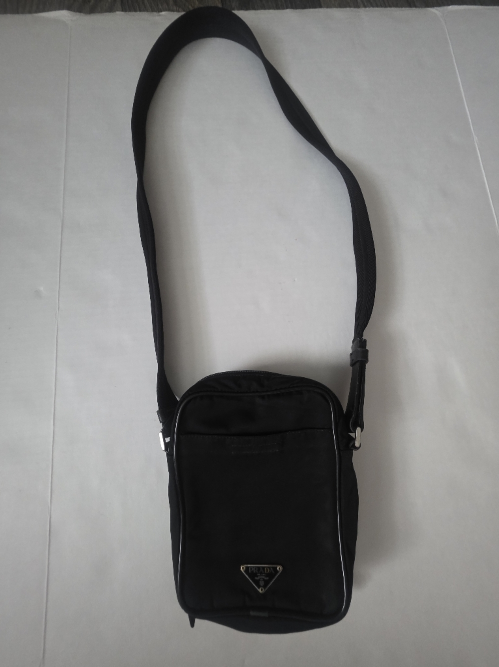 Prada Black Nylon Crossbody Bag, Used Excellent Condition. - Picture 10 of 13
